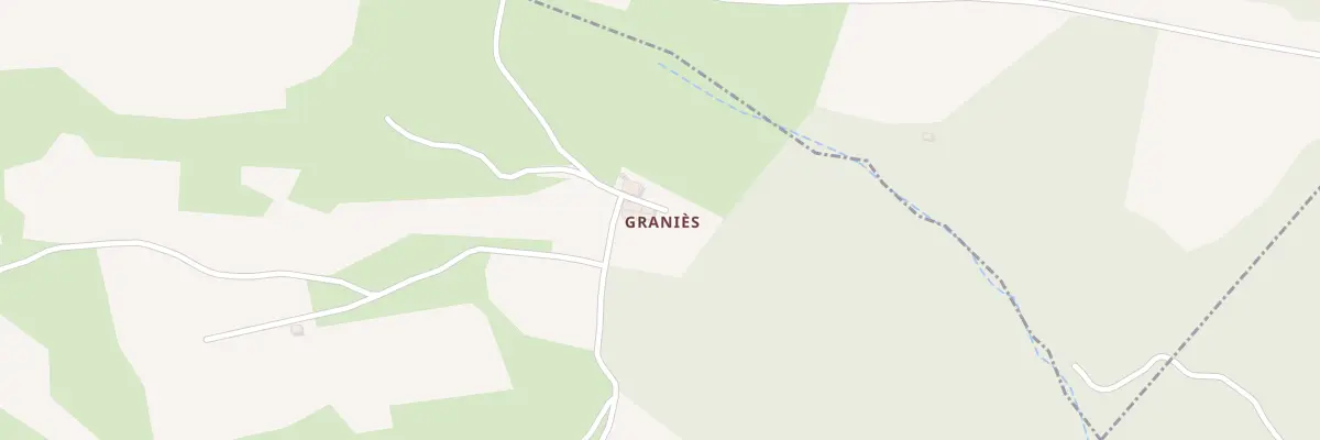 Plan du 1305F Granies à Minerve