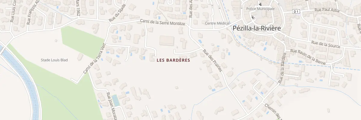 Plan du 2 Imp du Bois à Pézilla-la-Rivière