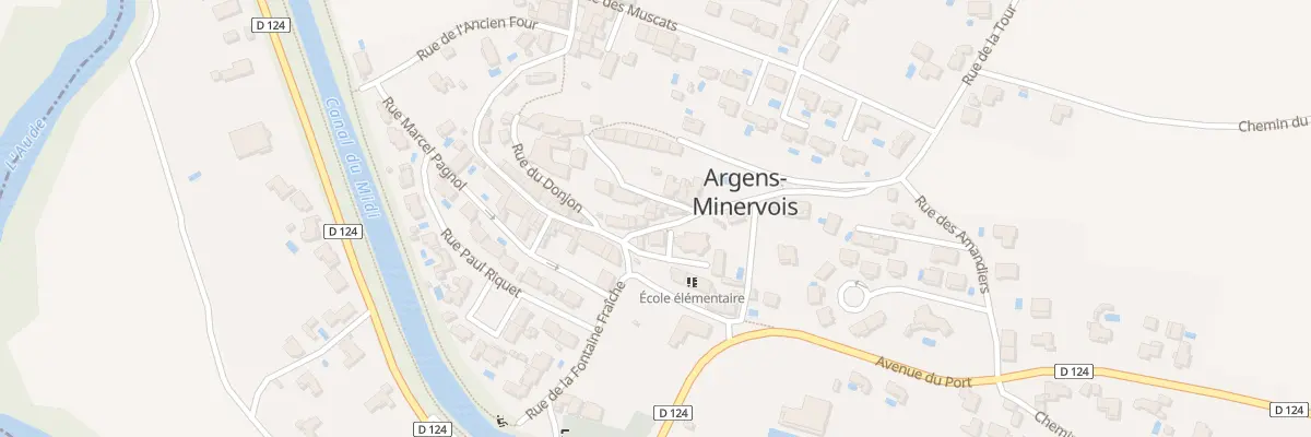 Plan du 22 Rue des Cathares à Argens-Minervois