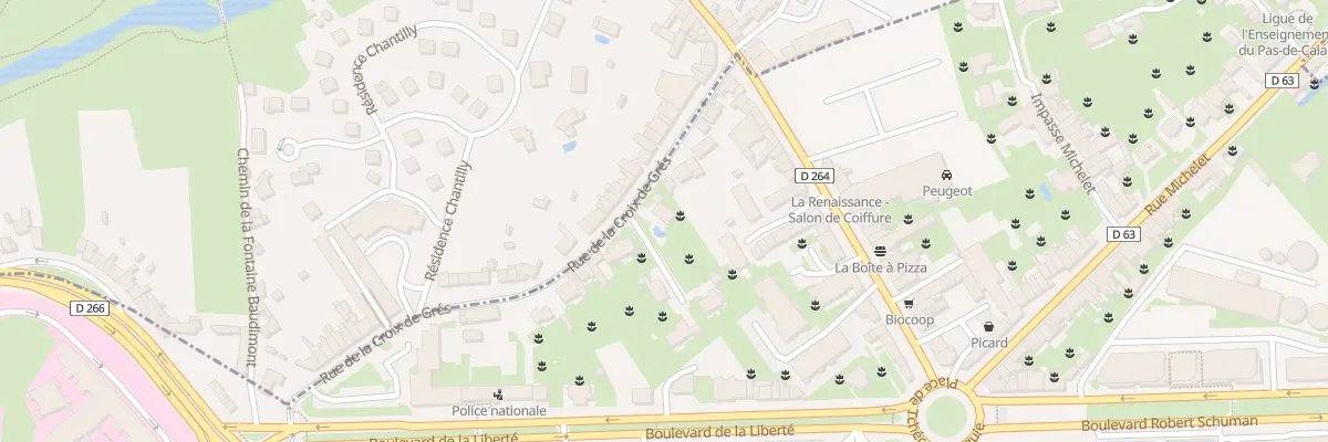 Plan du 14 Rue de la Croix de Grès à Arras