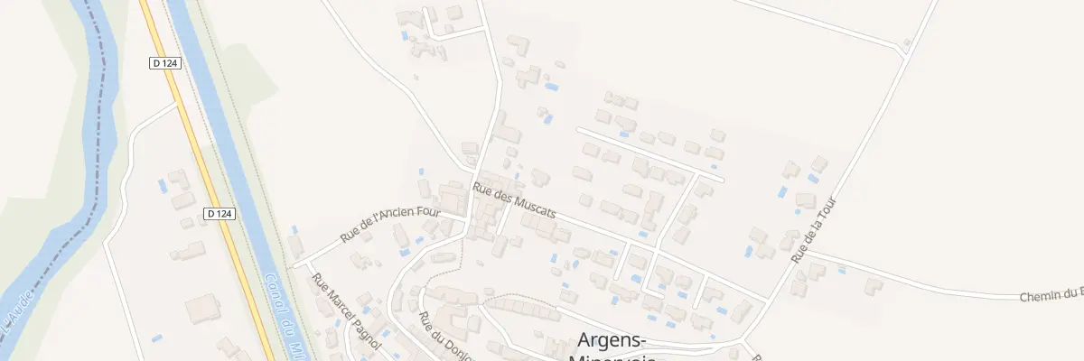 Plan du 11 Rue des Muscats à Argens-Minervois