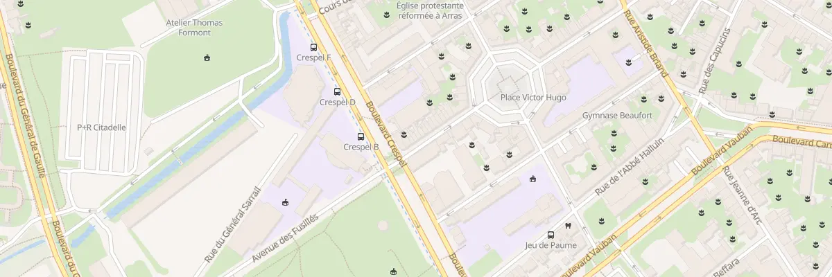 Plan du 24 Rue des Promenades à Arras