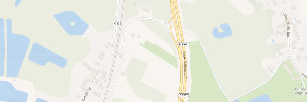 Plan du 7 Rue du Val à Fontenay-sur-Loing
