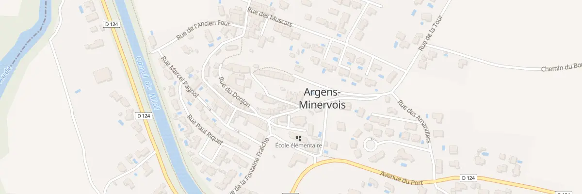 Plan du 5 Rue des Cathares à Argens-Minervois