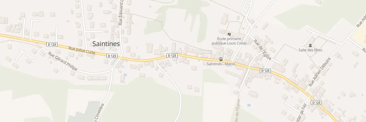 Plan du 173 Rue Joliot Curie à Saintines