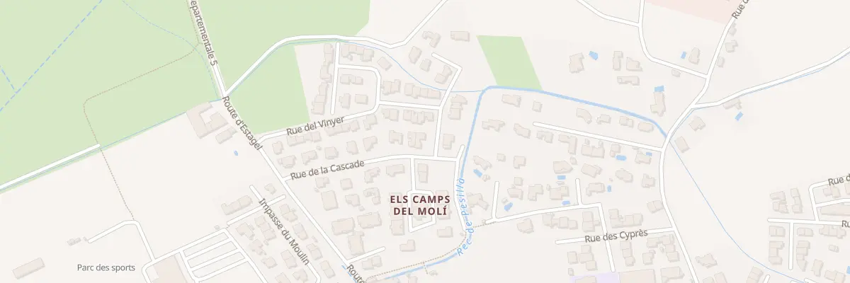 Plan du 15 Rue de la Cascade à Pézilla-la-Rivière