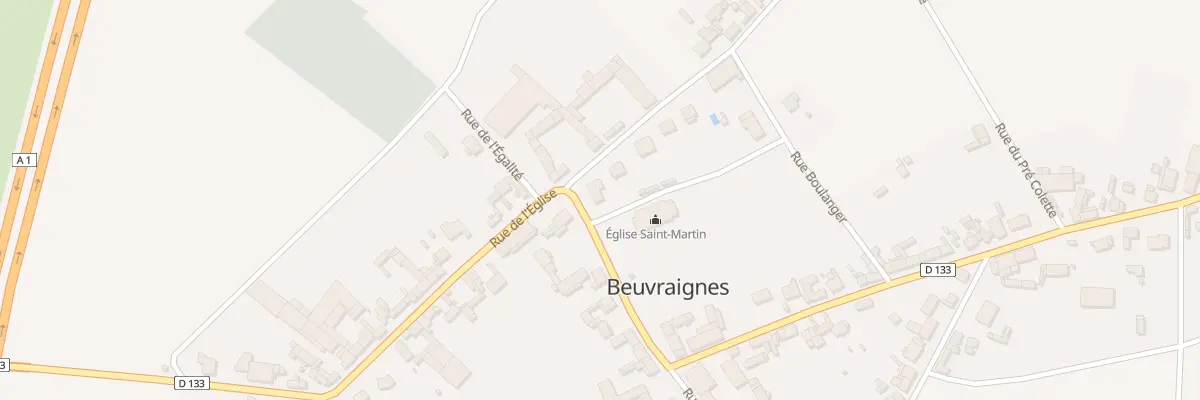 Plan du 18 Rue de l’Eglise à Beuvraignes