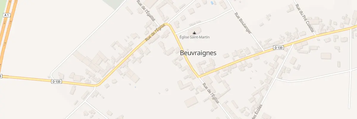 Plan du 15 Rue de l’Eglise à Beuvraignes
