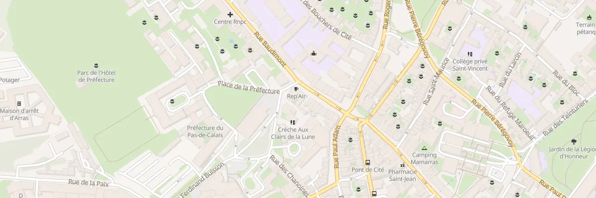 Plan du 21 Rue Baudimont à Arras