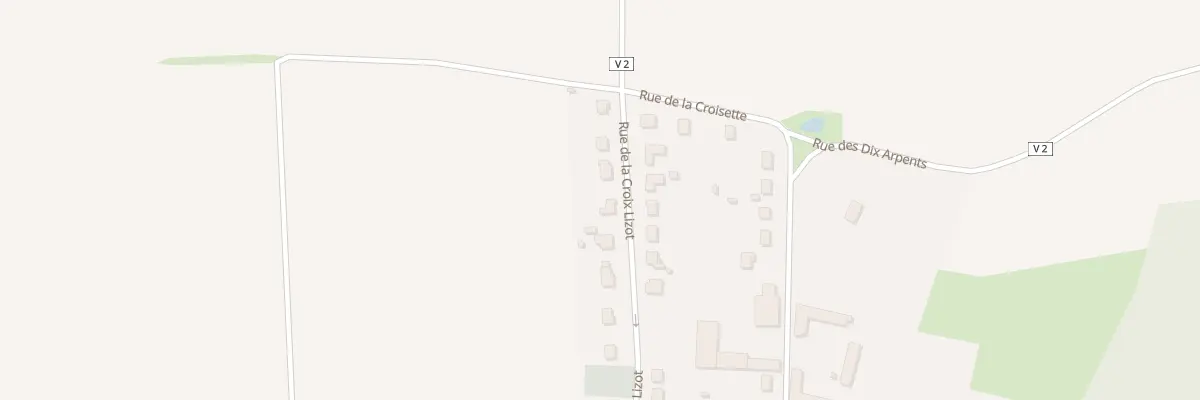 Plan du 11 Rue de la Croix Lizot à Fresnoy-le-Luat