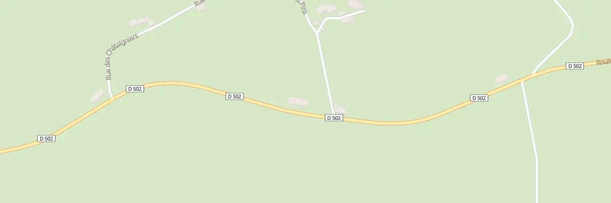 Plan du 1 Rte de Montaigut à La Crouzille