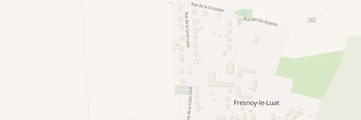 Plan du 7 Rue de la Croix Lizot à Fresnoy-le-Luat