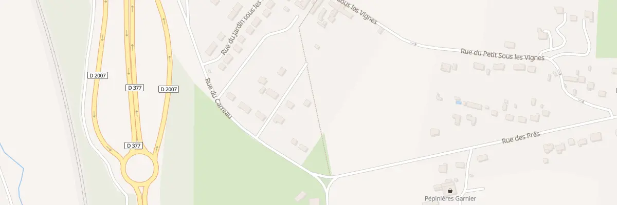 Plan du 8 Rue du Carreau à Dordives