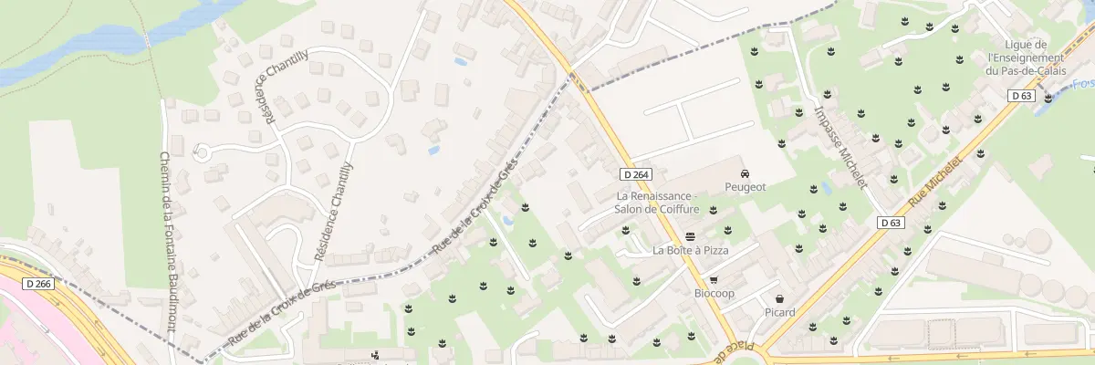 Plan du 8 Rue de la Croix de Grès à Arras