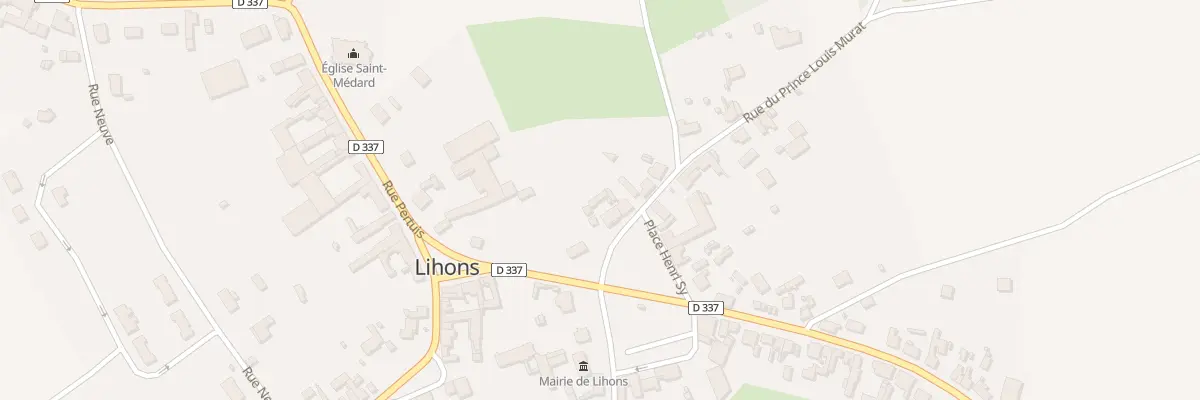 Plan du 14 Pl Henry Sy à Lihons
