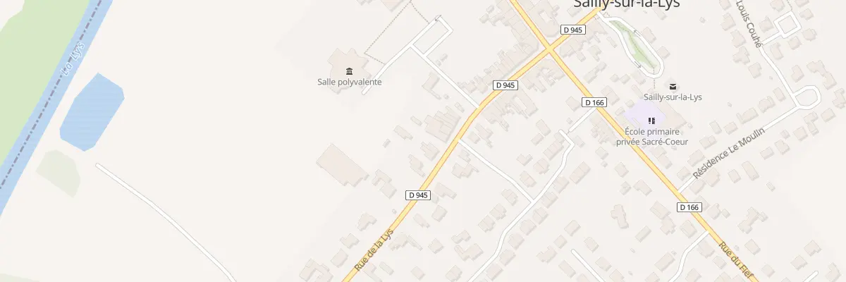 Plan du 837 Rue de la Lys à Sailly-sur-la-Lys