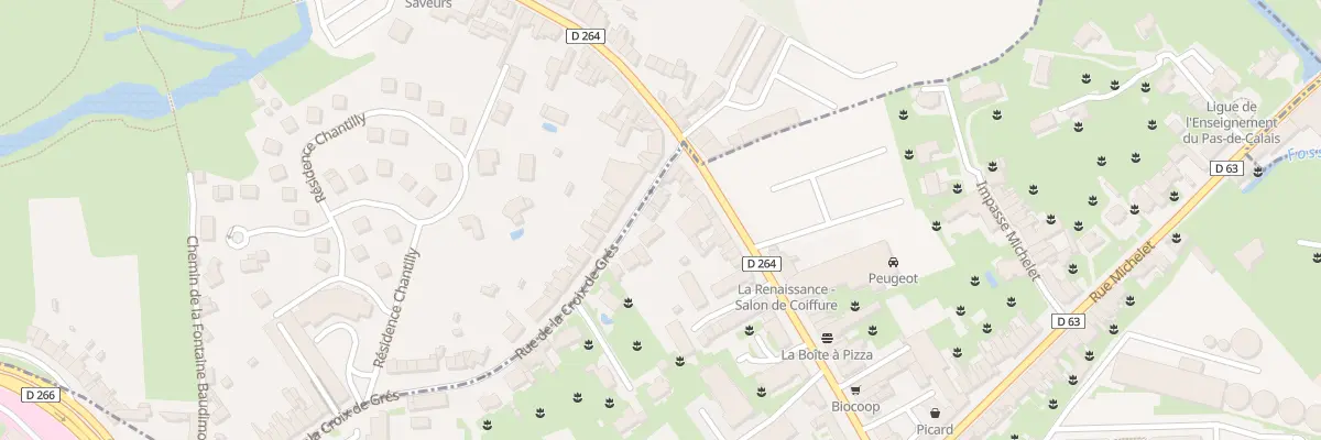 Plan du 4 Rue de la Croix de Grès à Arras