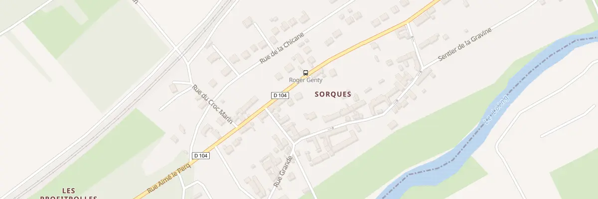 Plan du 16 Rue Roger Genty à Montigny-sur-Loing