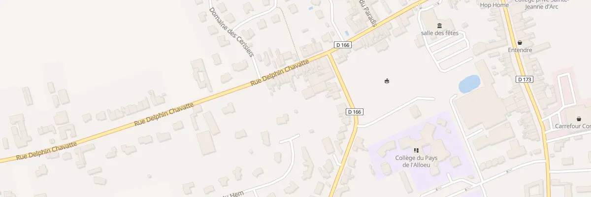 Plan du 79 Rue Delphin Chavatte à Laventie