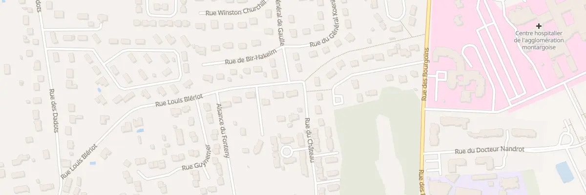 Plan du 408 Rue Louis Blériot à Amilly