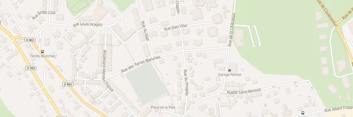 Plan du 155 Rue du Progrès à Amilly