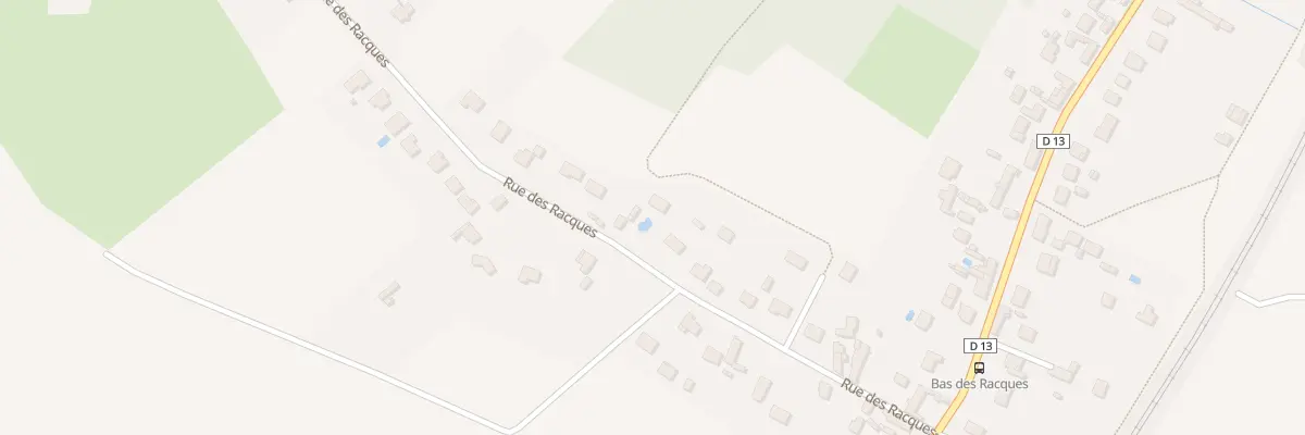 Plan du 242 Rue des Racques à Jaux