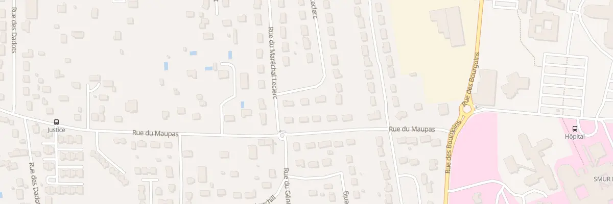 Plan du 100 Rue du Maréchal Leclerc à Amilly