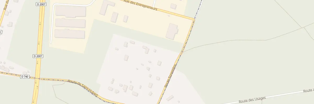 Plan du 13 Rte Forestière à Fontenay-sur-Loing