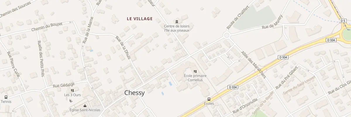 Plan du 71 Rue Charles de Gaulle à Chessy
