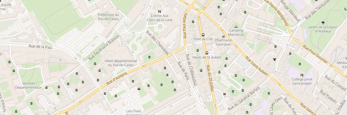Plan du 29 Rue de Paris à Arras