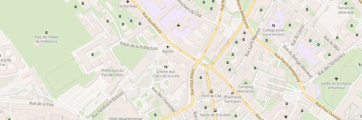 Plan du 9 Rue Baudimont à Arras