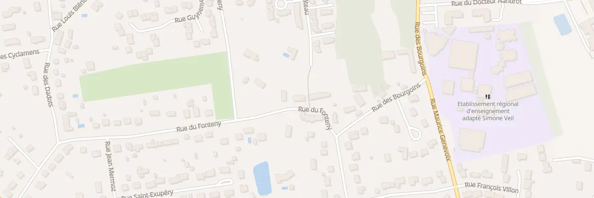 Plan du 80 Rue du Fonteny à Amilly