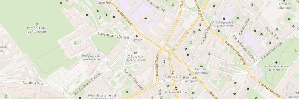 Plan du 7 Rue Baudimont à Arras