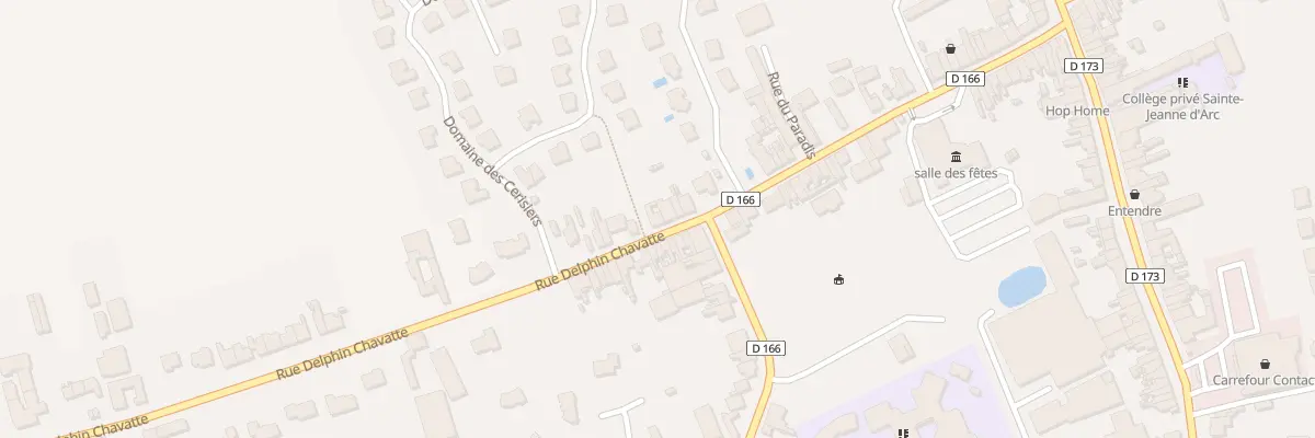 Plan du 50 Rue Delphin Chavatte à Laventie