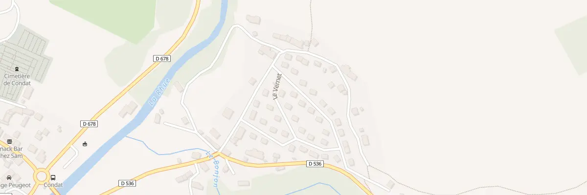 Plan du 5323 Le Bourg à Condat