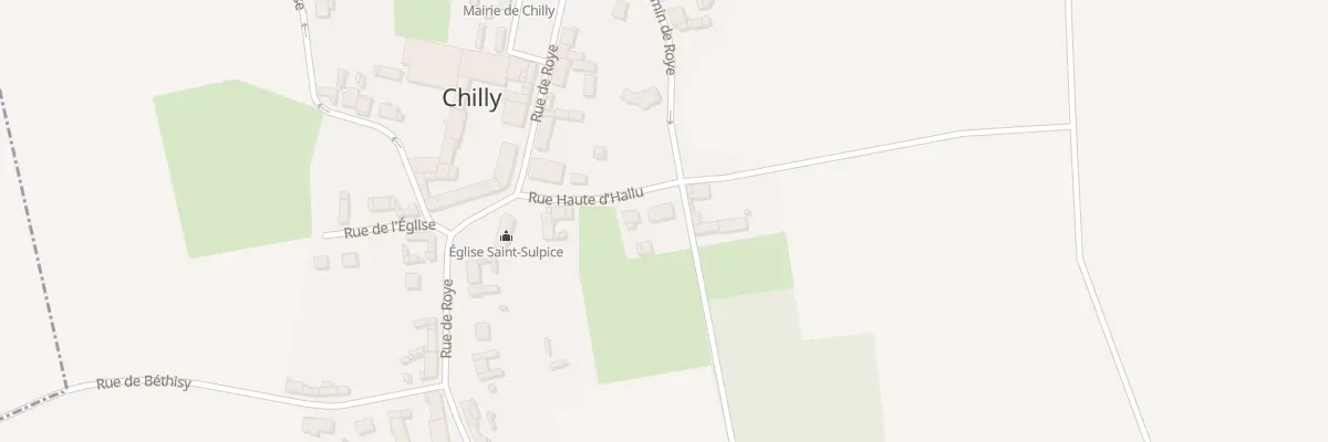 Plan du 4B Rue Haute d’Hallu à Chilly
