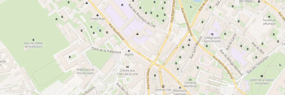 Plan du 10 Rue Baudimont à Arras