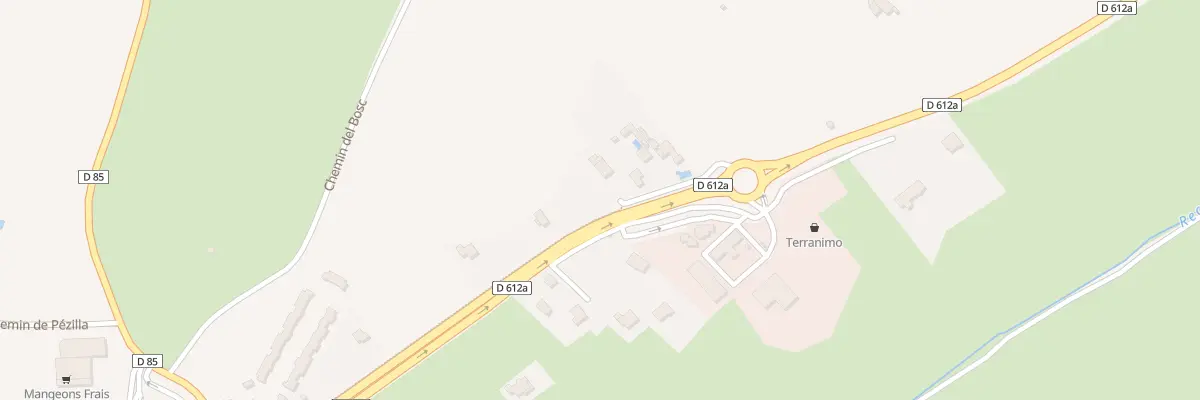 Plan du 8 Rte de Perpignan à Thuir