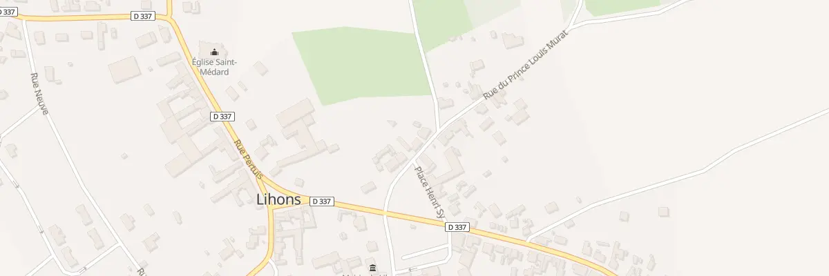 Plan du 3 Rue du Prince Louis Murat à Lihons