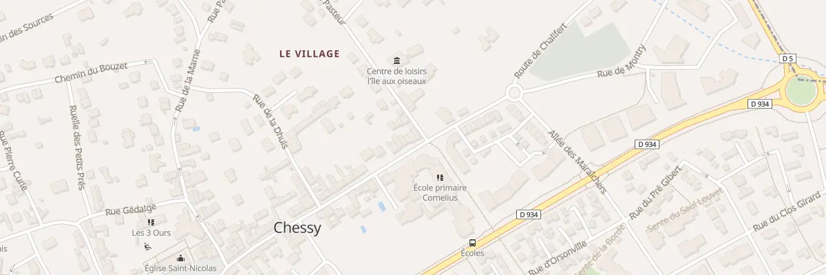 Plan du 79 Rue Charles de Gaulle à Chessy