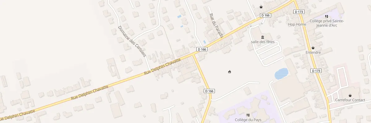 Plan du 65 Rue Delphin Chavatte à Laventie