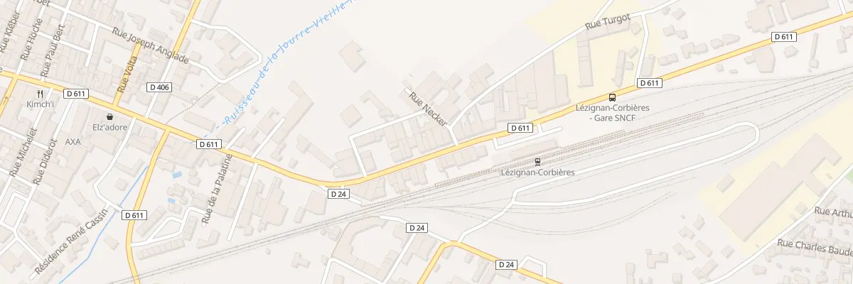 Plan du 41 Av Georges Clémenceau à Lézignan-Corbières