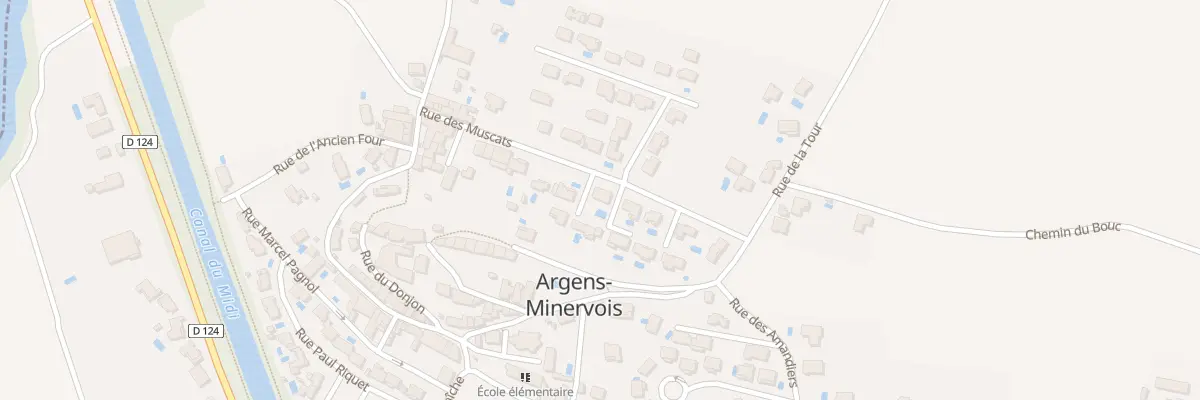 Plan du 16D Rue des Muscats à Argens-Minervois