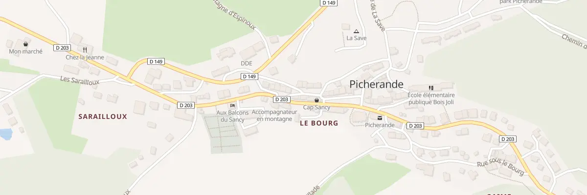 Plan du 5084A Picherande à Picherande