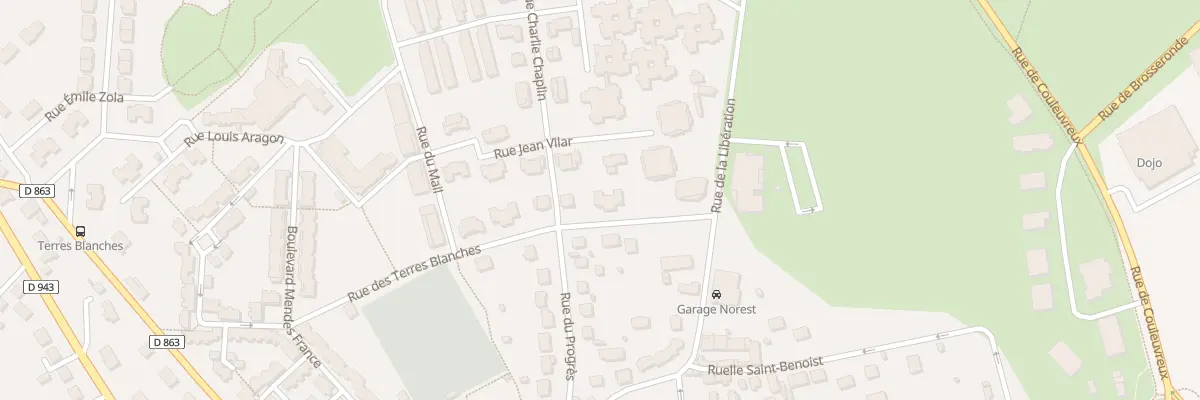 Plan du 359 Rue des Terres Blanches à Amilly