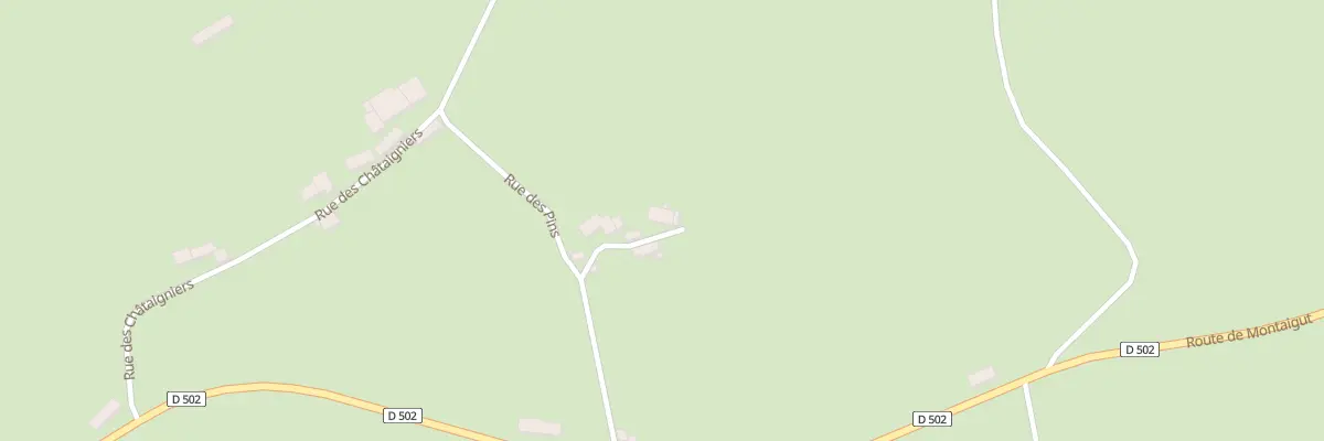 Plan du 5030 Les Monts à La Crouzille