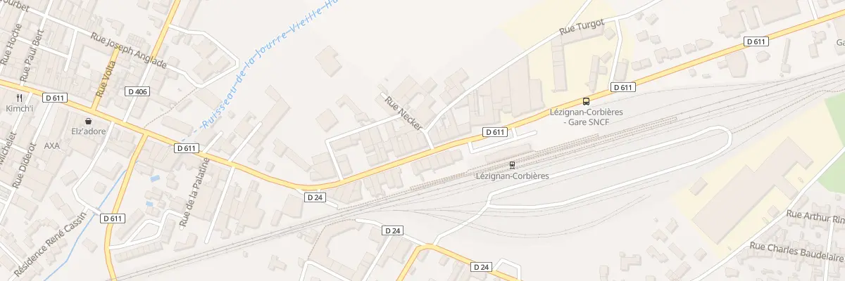 Plan du 45B Av Georges Clémenceau à Lézignan-Corbières