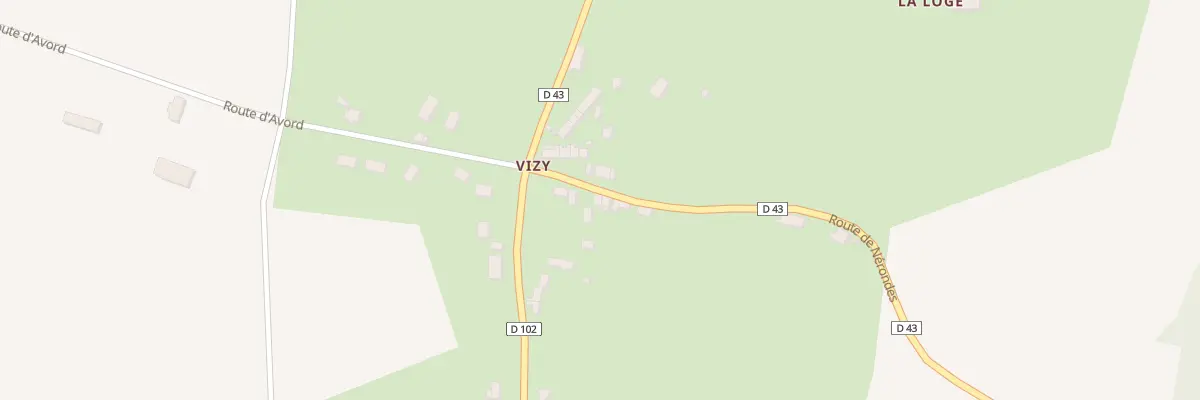 Plan du 6 Rte de Nérondes à Baugy