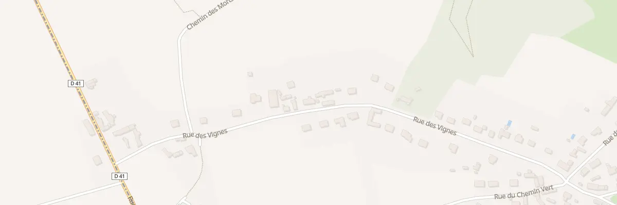 Plan du 412 Rue des Vignes à Vignemont