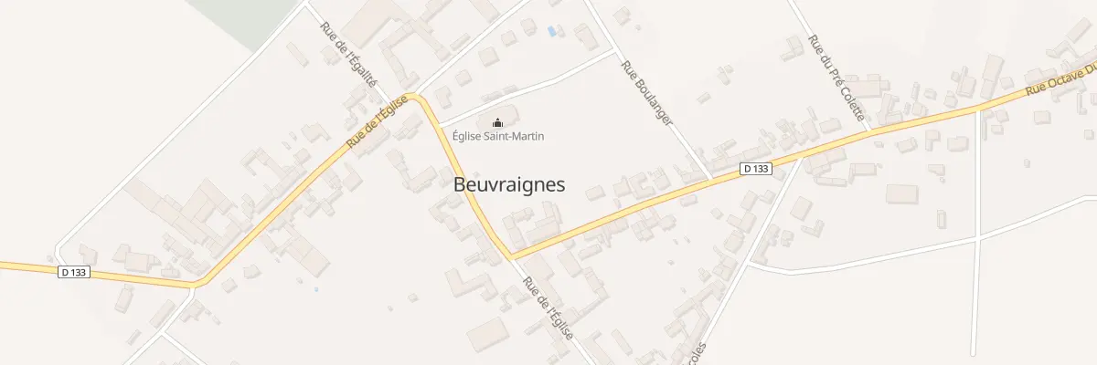 Plan du 3B Rue Jean Bocquet à Beuvraignes